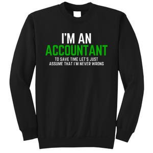 Funny Accountant Pun Cpa Accounting Bookkeeping Sweatshirt