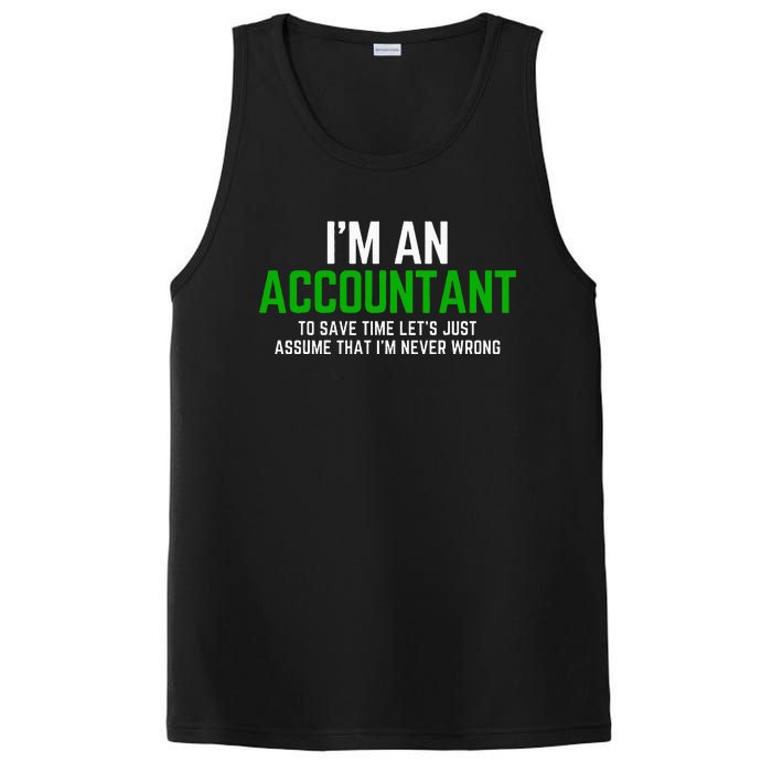 Funny Accountant Pun Cpa Accounting Bookkeeping PosiCharge Competitor Tank