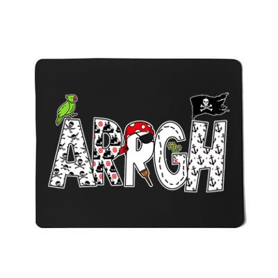 Fun ARRGH Pirate Style Pirate Costume ARGH Pirate Mousepad