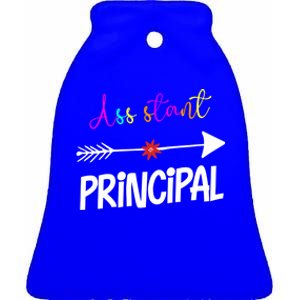 Funny Assistant Principal Back To School Appreciation Day Cute Gift Ceramic Bell Ornament