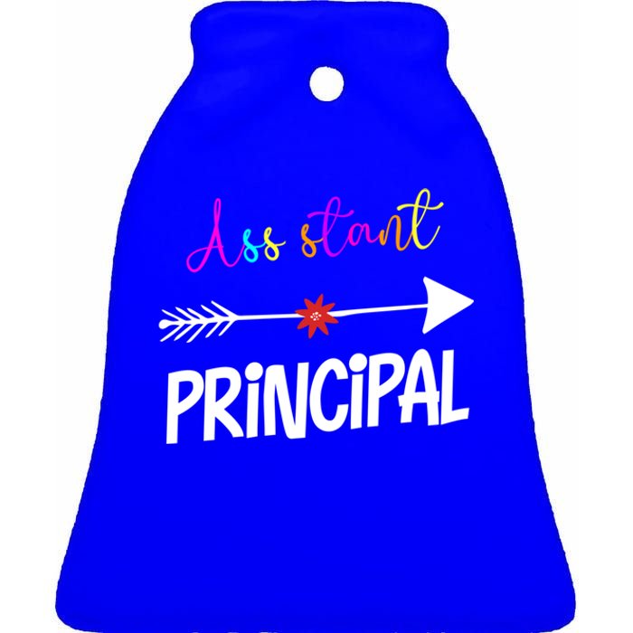 Funny Assistant Principal Back To School Appreciation Day Cute Gift Ceramic Bell Ornament