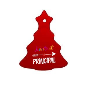 Funny Assistant Principal Back To School Appreciation Day Cute Gift Ceramic Tree Ornament