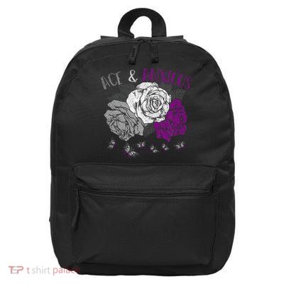 Funny Asexual Pride Ace And Anxious Asexuality Lgbt Asexual 16 in Basic Backpack