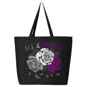 Funny Asexual Pride Ace And Anxious Asexuality Lgbt Asexual 25L Jumbo Tote