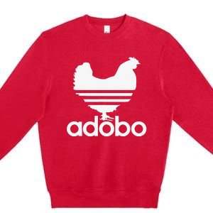 Filipino Adobo Philippines Chicken Farm Gift Premium Crewneck Sweatshirt