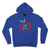 Funny Apple Pi Math Teacher Design Gift Apple Pie Food Pun Gift Hoodie