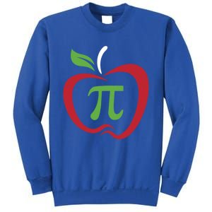 Funny Apple Pi Math Teacher Design Gift Apple Pie Food Pun Gift Sweatshirt