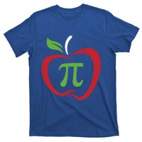 Funny Apple Pi Math Teacher Design Gift Apple Pie Food Pun Gift T-Shirt