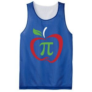 Funny Apple Pi Math Teacher Design Gift Apple Pie Food Pun Gift Mesh Reversible Basketball Jersey Tank