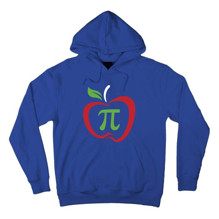 Funny Apple Pi Math Teacher Design Gift Apple Pie Food Pun Gift Tall Hoodie