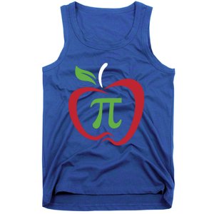 Funny Apple Pi Math Teacher Design Gift Apple Pie Food Pun Gift Tank Top