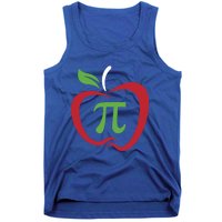 Funny Apple Pi Math Teacher Design Gift Apple Pie Food Pun Gift Tank Top