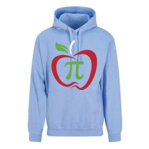 Funny Apple Pi Math Teacher Design Gift Apple Pie Food Pun Gift Unisex Surf Hoodie