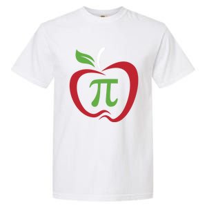 Funny Apple Pi Math Teacher Design Gift Apple Pie Food Pun Gift Garment-Dyed Heavyweight T-Shirt