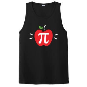 Funny Apple Pi Math Teacher Gift Meaningful Gift Apple Pie Food Pun Great Gift PosiCharge Competitor Tank