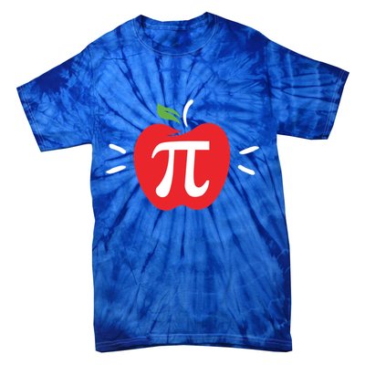 Funny Apple Pi Math Teacher Gift Meaningful Gift Apple Pie Food Pun Great Gift Tie-Dye T-Shirt