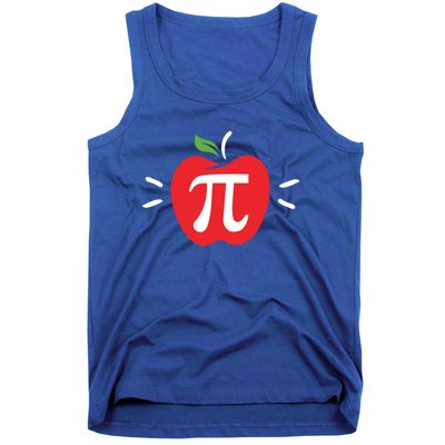 Funny Apple Pi Math Teacher Gift Meaningful Gift Apple Pie Food Pun Great Gift Tank Top