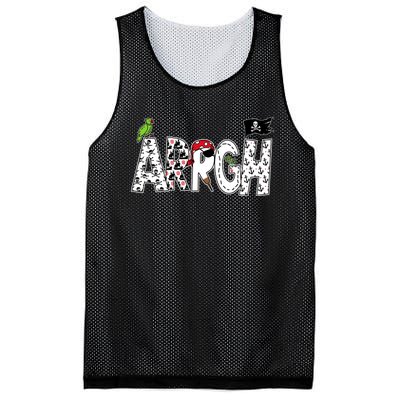 Fun Arrgh Pirate Style Pirate Costume Argh Pirate Mesh Reversible Basketball Jersey Tank