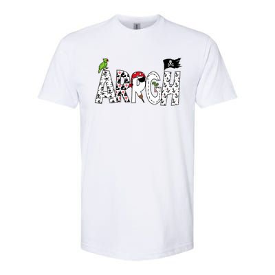 Fun Arrgh Pirate Style Pirate Costume Argh Pirate Softstyle CVC T-Shirt