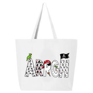 Fun Arrgh Pirate Style Pirate Costume Argh Pirate 25L Jumbo Tote