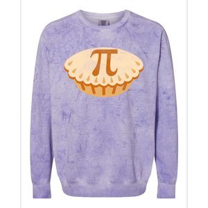 Funny Apple Pie Pi Day Symbol Math Design Meaningful Gift Colorblast Crewneck Sweatshirt