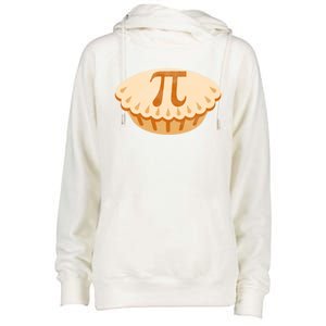 Funny Apple Pie Pi Day Symbol Math Design Meaningful Gift Womens Funnel Neck Pullover Hood