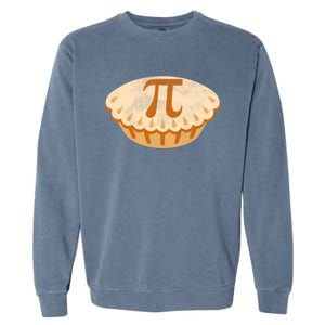 Funny Apple Pie Pi Day Symbol Math Design Meaningful Gift Garment-Dyed Sweatshirt