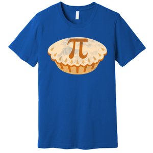 Funny Apple Pie Pi Day Symbol Math Design Meaningful Gift Premium T-Shirt