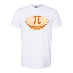 Funny Apple Pie Pi Day Symbol Math Design Meaningful Gift Softstyle CVC T-Shirt