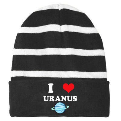 Funny Astronomy Planets Workout Gym Teachers Striped Beanie with Solid Band