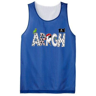 Fun ARRGH Pirate Style Pirate Costume ARGH Pirate Mesh Reversible Basketball Jersey Tank