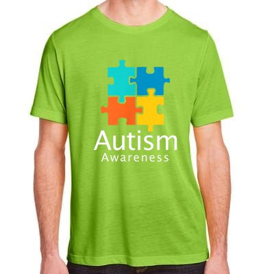 Funny Autism Puzzle Autism Awareness Gift Adult ChromaSoft Performance T-Shirt