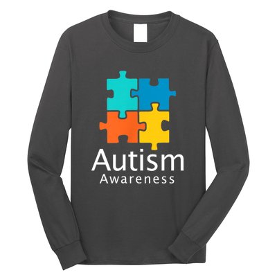 Funny Autism Puzzle Autism Awareness Gift Long Sleeve Shirt