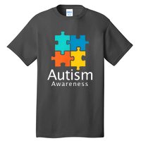 Funny Autism Puzzle Autism Awareness Gift Tall T-Shirt