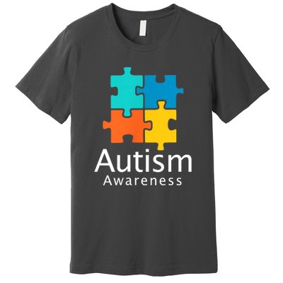 Funny Autism Puzzle Autism Awareness Gift Premium T-Shirt