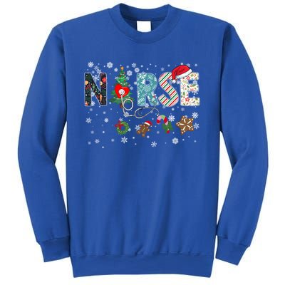 Festive And Proud: Nurse Rn Stethoscope Christmas Nurse Cute Gift Sweatshirt