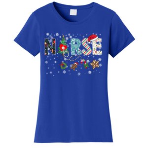 Festive And Proud: Nurse Rn Stethoscope Christmas Nurse Cute Gift Women's T-Shirt