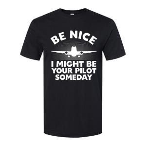 Funny Airline Pilot Art For Aviation Future Pilot Softstyle CVC T-Shirt