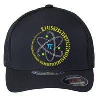 Funny Atom Pi Math Science STEM Gift 3.14 Pi Day Teacher Flexfit Unipanel Trucker Cap