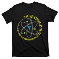 Funny Atom Pi Math Science STEM Gift 3.14 Pi Day Teacher T-Shirt