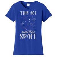 Funny Asexual Pride Outer Space Ace Asexuality Pride Asexual Funny Gift Women's T-Shirt