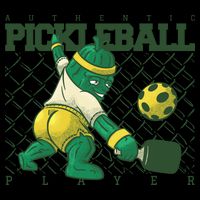 Funny Authentic Pickleball Sport Player City Backpack