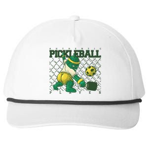 Funny Authentic Pickleball Sport Player Snapback Five-Panel Rope Hat