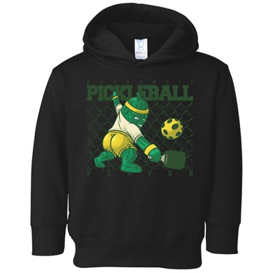 Funny Authentic Pickleball Sport Player Toddler Hoodie