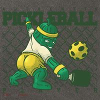Funny Authentic Pickleball Sport Player Cotton Canvas Backpack