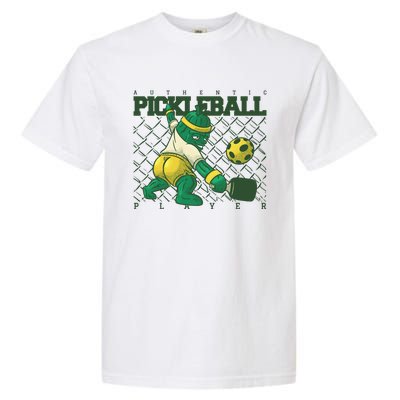 Funny Authentic Pickleball Sport Player Garment-Dyed Heavyweight T-Shirt