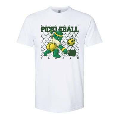 Funny Authentic Pickleball Sport Player Softstyle® CVC T-Shirt