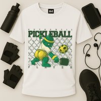 Funny Authentic Pickleball Sport Player Cooling Performance Crew T-Shirt
