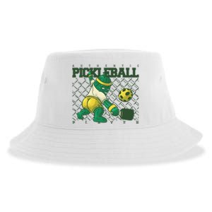 Funny Authentic Pickleball Sport Player Sustainable Bucket Hat