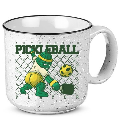 Funny Authentic Pickleball Sport Player 15oz Campfire Ceramic Mug